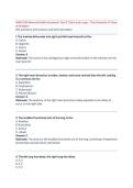 NURS 5220 Advanced Health Assessment Test 6&colon; Chest and Lungs - The University of Texas &NewLine;at Arlington 