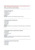 NURS 5220 Advanced Health Assessment Test 7&colon; Heart and Peripheral Vascular &NewLine;System - The University of Texas at Arlington