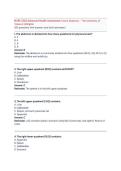 NURS 5220 Advanced Health Assessment Test 8&colon; Abdomen - The University of &NewLine;Texas at Arlington 