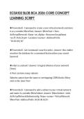 ECSA102 BLOB BCA 2026 CORE CONCEPT&NewLine;LEARNING SCRIPT
