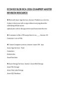 ECSA102 BLOB BCA 2026 EXAMPREP MASTER&NewLine;REVISION RESOURCE