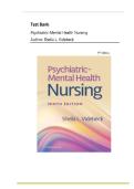Test Bank - Psychiatric Mental Health Nursing&comma; 9th Edition &lpar; Sheila L&period; Videbeck&comma;2024&rpar; 1-24 Chapter&vert;&vert; All Chapter &vert;&vert; Instant Download