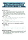 EDCO 740 ADDICTIONS CASE PART 1&colon;&NewLine;MARCI ACTUAL EXAM PAPER 2026&NewLine;QUESTIONS WITH ANSWERS GRADED A&plus;
