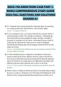 EDCO 740 ADDICTIONS CASE PART 1&colon;&NewLine;MARCI COMPREHENSIVE STUDY GUIDE&NewLine;2026 FULL QUESTIONS AND SOLUTIONS&NewLine;GRADED A&plus;