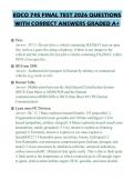 EDCO 745 FINAL TEST 2026 QUESTIONS&NewLine;WITH CORRECT ANSWERS GRADED A