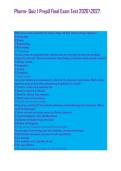 Pharm- Quiz 1 PrepU Final Exam Test 20262027&period;&NewLine;