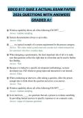 EDCO 817 QUIZ 3 ACTUAL EXAM PAPER&NewLine;2026 QUESTIONS WITH ANSWERS&NewLine;GRADED A