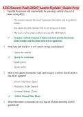 ACIC Success Pack 2026 &vert; Questions & Answers &vert; Latest Update &vert; Comprehensive Exam Prep &vert; Study Guide
