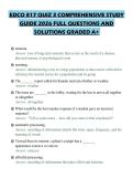 EDCO 817 QUIZ 3 COMPREHENSIVE STUDY&NewLine;GUIDE 2026 FULL QUESTIONS AND&NewLine;SOLUTIONS GRADED A&plus;