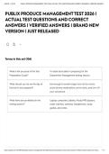 PRIVATE SECURITY EXAM REAL EXAM 2026 &vert; ALL QUESTIONS AND CORRECT ANSWERS &vert; VERIFIED ANSWERS &vert; JUST RELEASED &vert; GRADED A&plus; &vert; BRAND NEW VERSION&excl;&NewLine;&NewLine;