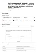TDLR Lash Extension Written Exam NEWEST 2026&sol;2027 ACTUAL EXAM COMPLETE QUESTIONS AND CORRECT DETAILED ANSWERS &lpar;VERIFIED ANSWERS&rpar; &vert;ALREADY GRADED A&plus;&vert;&vert;BRAND NEW&excl;&excl;