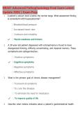 NR507 Advanced Pathophysiology Final Exam 2026 &vert; Questions & Answers &vert; Latest Update &vert; Complete NP Exam Prep