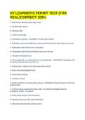 NY LEARNER'S PERMIT TEST &lpar;FOR REAL&rpar;CORRECT 100&percnt;&NewLine;&NewLine;