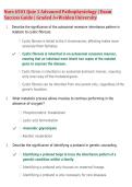 NURS 6501 Quiz 1 Advanced Pathophysiology 2026 &vert; Questions & Answers &vert; Walden University &vert; Complete Exam Prep