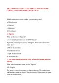 NSG 318 Final Exam 2026&sol;2027 &vert; Study Guide&comma; Practice Questions & Verified Answers