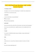 CSCI 310 Final Exam Questions with Verified&NewLine;Correct Answers