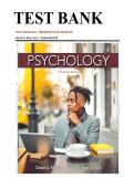 Myers Psychology&comma; 13th Edition by David G&period; Myers Test Bank 2026&sol;2027 &vert; Study Guide&comma; Practice Questions & Verified Answers