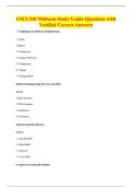 CSCI 310 Midterm Study Guide Questions with&NewLine;Verified Correct Answers