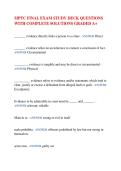 MPTC Final Exam Study Deck 2026&sol;2027 &vert; Study Guide&comma; Practice Questions & Verified Answers