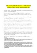 WSI Training Test with all Correct & 100&percnt; Verified Answers &vert;Latest Version &vert;Guaranteed to Pass