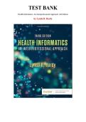Test Bank for Health Informatics&colon; An Interprofessional Approach&comma; 3rd Edition by Lynda Hardy&comma; Chapter 1-31 &vert; All Chapters