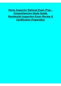 Home Inspector National Exam Prep Comprehensive Study Guide Residential Inspection Exam Review 2026&sol; 2027