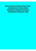 Home Inspector National Exam Prep Comprehensive Study Guide Residential Inspection Review 2026&sol; 2027