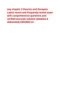 eaq chapter 2 theories and therapies Latest recent and frequently tested exam with comprehensive questions and verified accurate solution &lpar;detailed & elaborated&rpar; GRADED A&plus;&period;