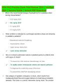 AHA PALS Practice Exam Final Review 2026 &vert; Questions & Answers &vert;  Latest Update &vert;Comprehensive Certification Prep