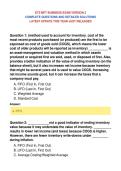 ETS MFT BUSINESS EXAM VERSION 2&NewLine;COMPLETE QUESTIONS AND DETAILED SOLUTIONS&NewLine;LATEST UPDATE THIS YEAR JUST RELEASED