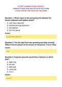 ETS MFT BUSINESS EXAM VERSION 3&NewLine;COMPLETE QUESTIONS AND DETAILED SOLUTIONS&NewLine;LATEST UPDATE THIS YEAR JUST RELEASED