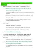 NUR 240 Exam 1 2026&sol;2027 &vert; Practice Questions & Verified Answers &vert; Complete Nursing Review &vert; Latest Update &vert; Graded A&plus;