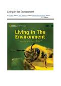 Test Bank - Living in the Environment&comma; 21st  Edition &lpar;Miller&comma; 2021&rpar;&comma; Chapter 1-25 Fully Covered