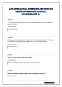 AEA EXAM &vert;ACTUAL QUESTIONS AND VERIFIED ANSWERS&vert;BRAND NEW 2026-2027 UPDATE&vert;GRADED A&plus;