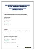 NHA CERTIFIED EKG TECHNICIAN ASSESSMENT &vert;ACTUAL QUESTIONS AND VERIFIED ANSWERS&vert;BRAND NEW 2026-2027 UPDATE&vert;GRADED A&plus;