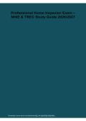 Professional Home Inspector Exam NHIE TREC Study Guide 2026&sol; 2027