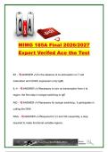 MIMG 185A Final Exam 2026&sol;2027 &vert; 12 Immunology Questions & Answers &vert; B & T Cells&comma; Isotype Switching&comma; BCR&comma; TCR&comma; MHC & Complement &vert; UCLA