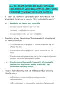ALU 201 Exam 2026 &vert; 200 Practice Questions & Answers &vert; Latest Update &vert; Comprehensive A&plus; Study Guide