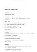 NCLEX-RN Practice Exam Prep &ndash; Essential Questions with Correct Answers & Detailed Case Studies
