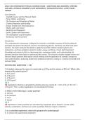 WGU C165 INTEGRATED PHYSICAL SCIENCES EXAM &ndash; QUESTIONS AND ANSWERS &vert; VERIFIED&NewLine;AND WELL DETAILED ANSWERS &vert; PLUS RATIONALES &vert; GUARANTEED PASS &vert; LATEST EXAM&NewLine;UPDATE