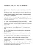 ES3J QUESTIONS WITH VERIFIED ANSWERS