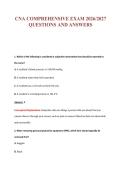 CNA EXAM Bundle &vert; 2026&sol;2027 Update with complete solutions&period;
