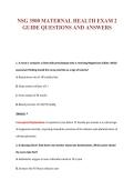 NSG 3500 EXAM Bundle &vert; 2026&sol;2027 Update with complete solutions&period;