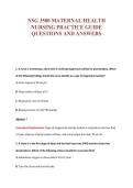 NSG 3500 EXAM Bundle &vert; 2026&sol;2027 Update with complete solutions&period;