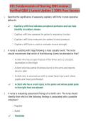 ATI Fundamentals of Nursing CMS Review 2026 &vert; Verified Questions & Answers &vert; Latest Update &vert; Complete Exam Prep