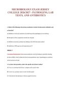 MICROBIOLOGY EXAM Bundle &vert; 2026&sol;2027 Update with complete solutions&period;