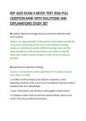 EDF 6223 EXAM 3 MOCK TEST 2026 FULL&NewLine;QUESTION BANK WITH SOLUTIONS AND&NewLine;EXPLANATIONS STUDY SET