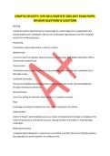 COMPTIA SECURITY&plus; &lpar;SY0-601&rpar; COMPLETE 2026-2027 EXAM PAPER- &NewLine;REVISION QUESTIONS & SOLUTIONS