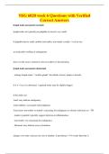 NSG 6020 week 6 Questions with Verified&NewLine;Correct Answers