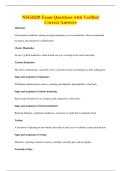 NSG6020 Exam Questions with Verified&NewLine;Correct Answers